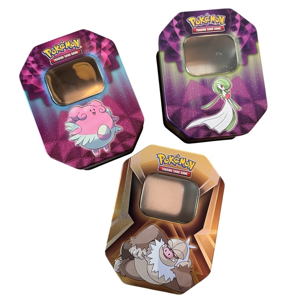 3 Vintage Pokemon Tins